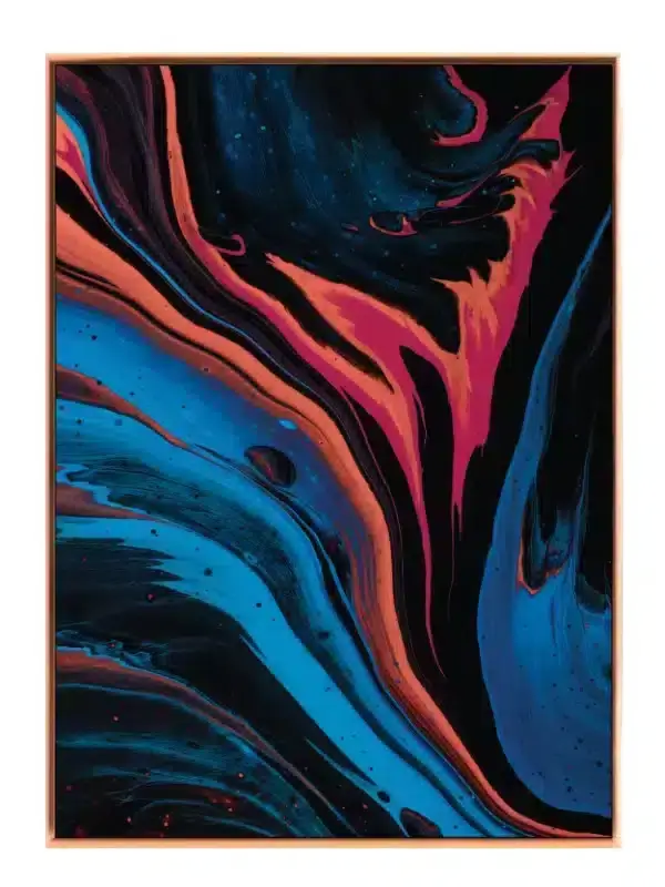 Neon Flow Veins Plakat