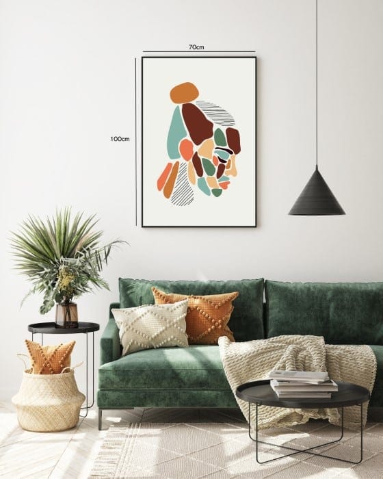 Fragmented Profile Plakat