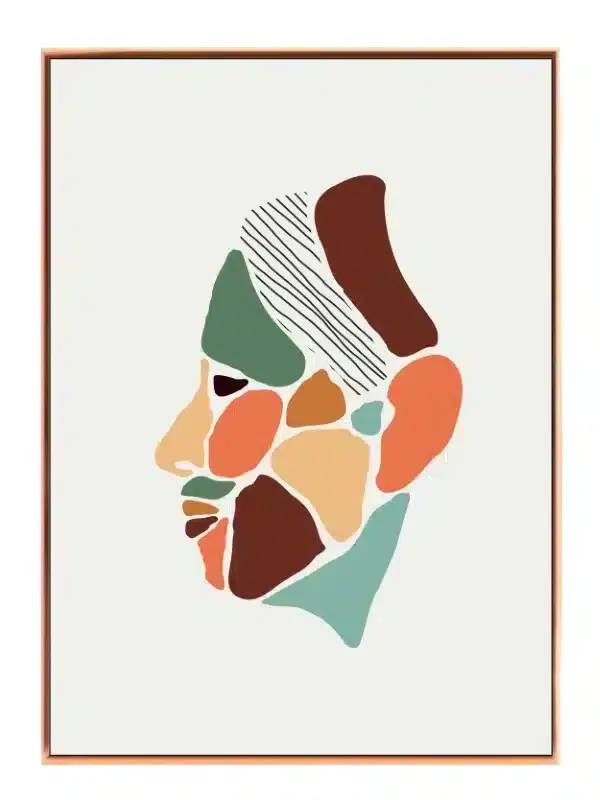 Fragmented Profile Plakat