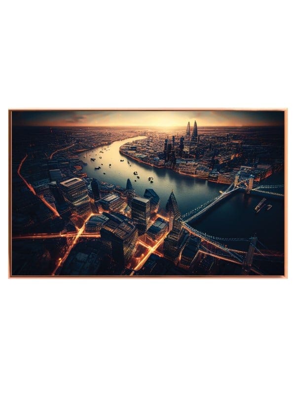London Aerial Evening View