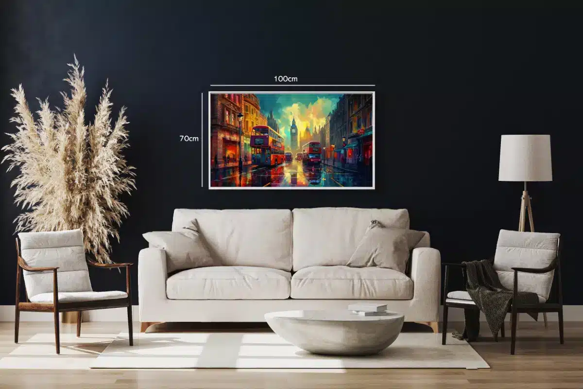 London Street Scene Poster