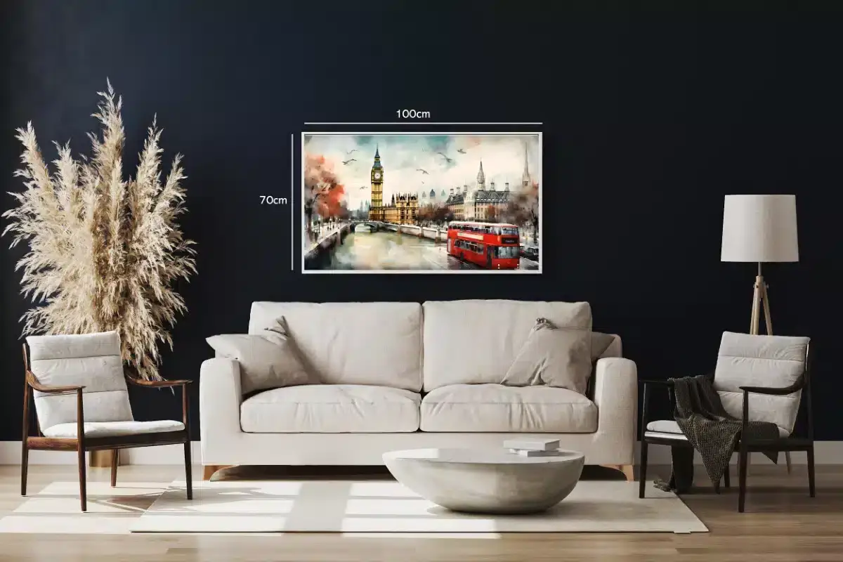 London Cityscape With Bus