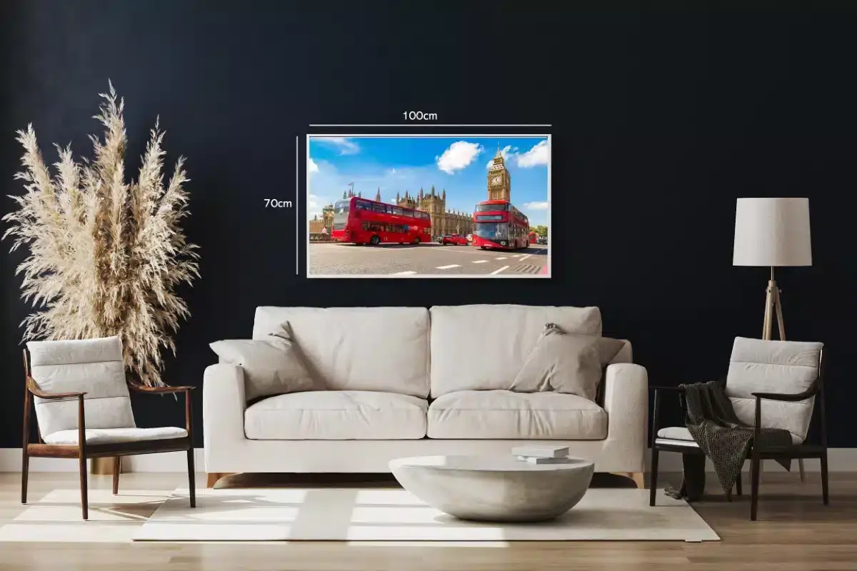 Red London Buses And Clock Tower
