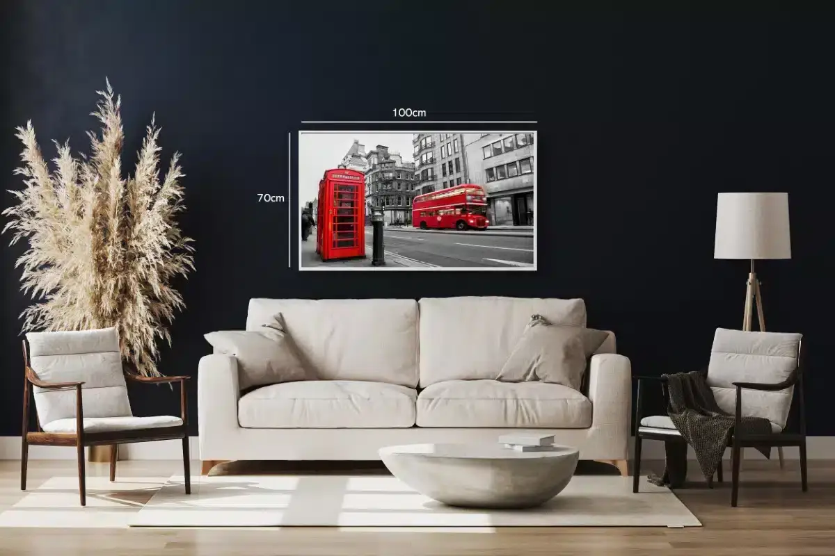 Red London Bus And Phone Booth