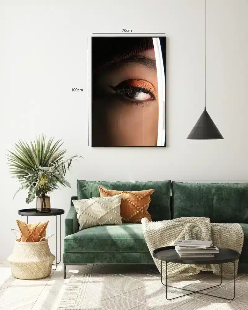 Nærbillede af Øje med Eyeliner
