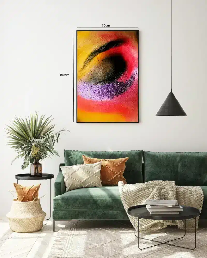 Lukket Øje med Glitter