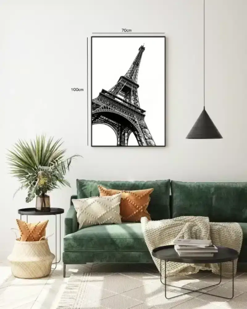 Sort Hvid Eiffel Tårn Fotografi
