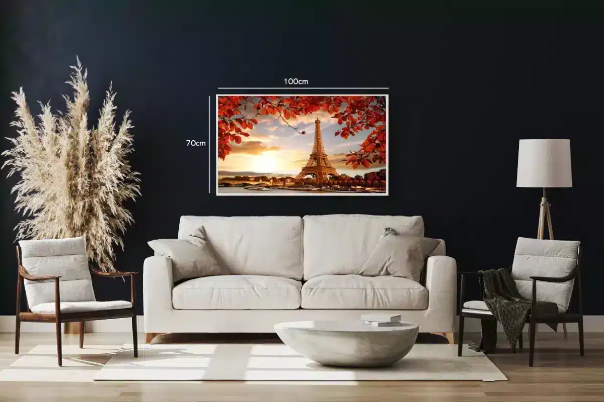 Eiffel Tower Autumn Sunset
