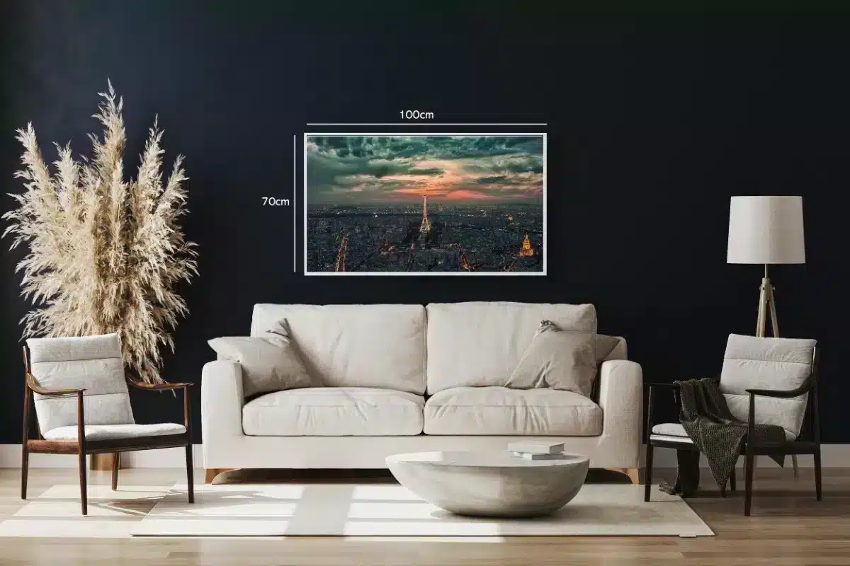 Paris Evening Skyline View
