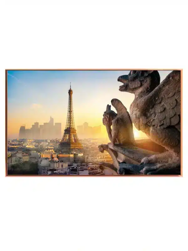 Eiffel Tower With Gargoyles
