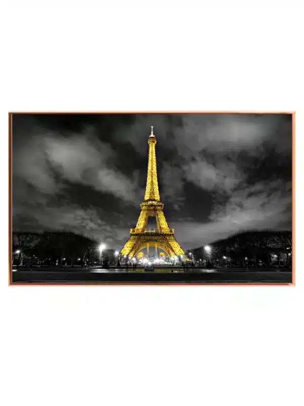 Golden Eiffel Tower Night