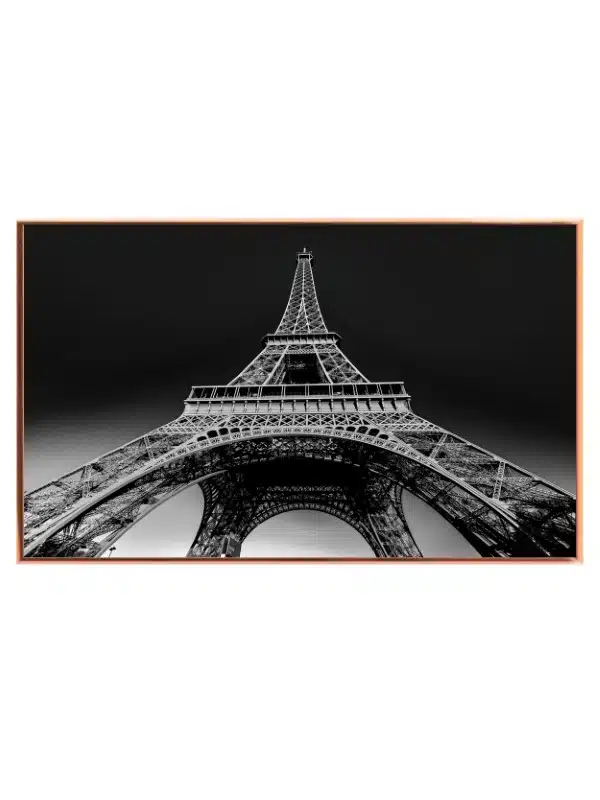 Sort Hvid Eiffel Tårn Plakat