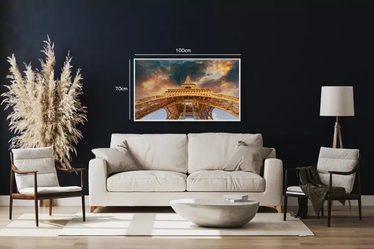 Eiffel Tower Dramatic Sunset View