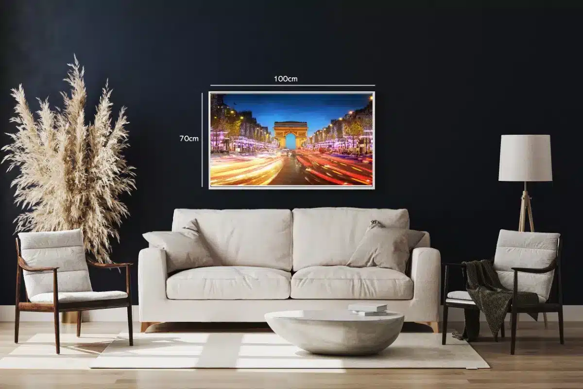 Evening Cityscape With Arch
