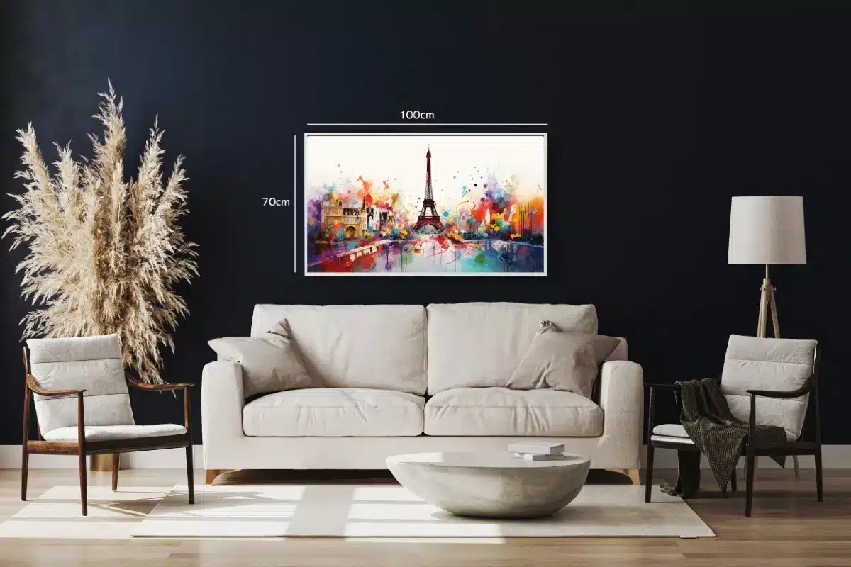 Farverig Paris By Skyline