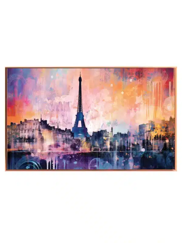 Colorful Paris Cityscape Artwork