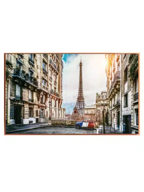 Eiffel Tower Street Scene