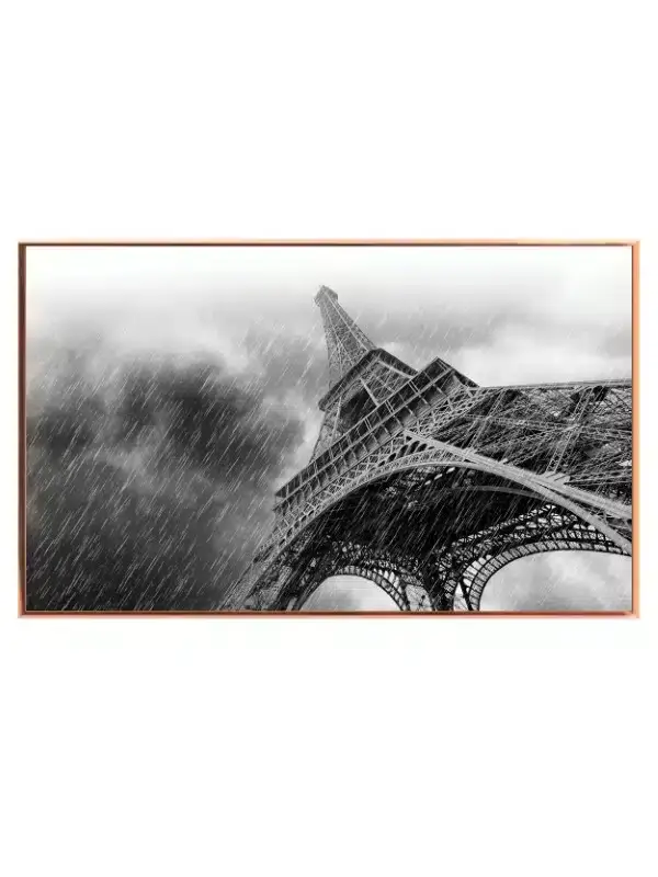 Eiffel Tower On Rainy Day