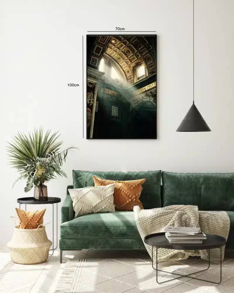 Dramatic Light In Ornate Interior