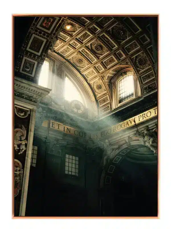 Dramatic Light In Ornate Interior