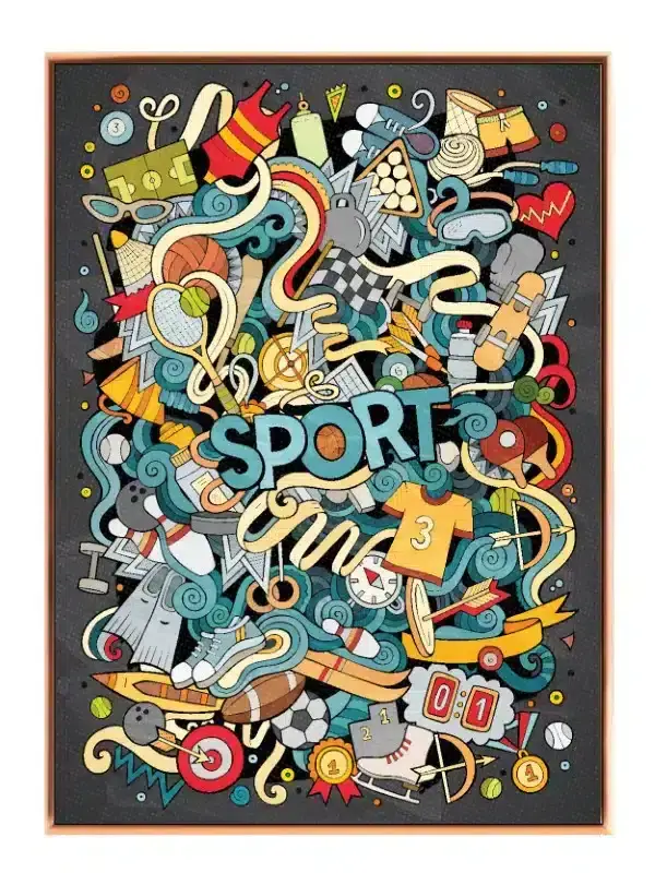 Sportens Farverige Univers i Bevægelse