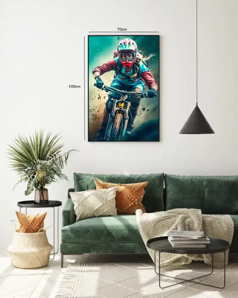 Eventyrlig Mountainbike i Fuld Fart