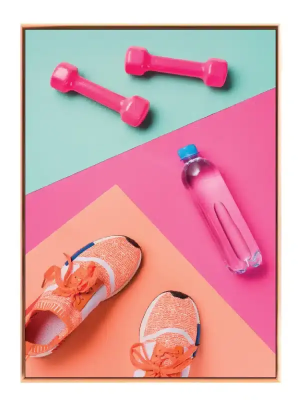 Farverig Fitness Energi til Værelset