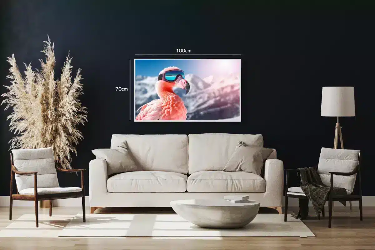 Flamingo på Eventyr i Sneen