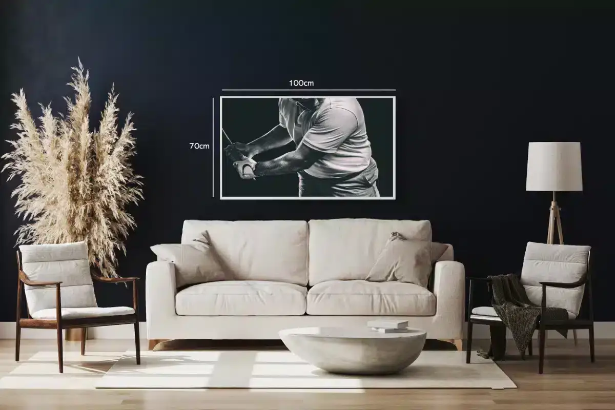 Golfens Elegance i Sort-Hvid