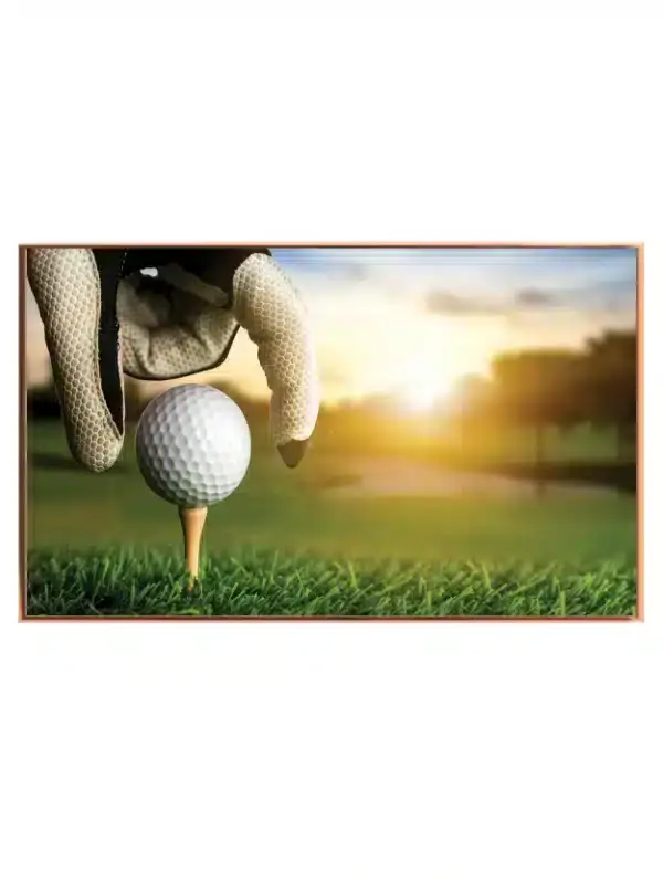 Solnedgang på Golfbanen