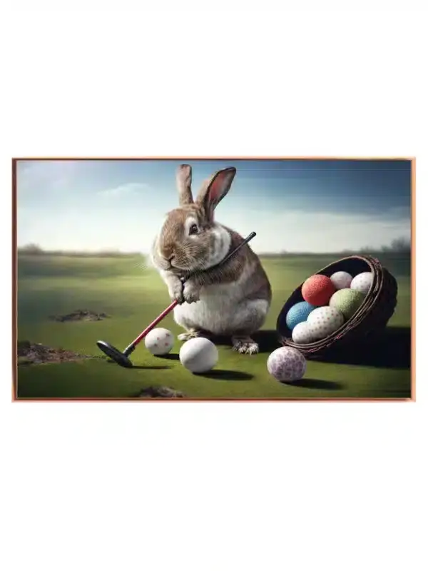 Kaninens Golf-eventyr i Farver