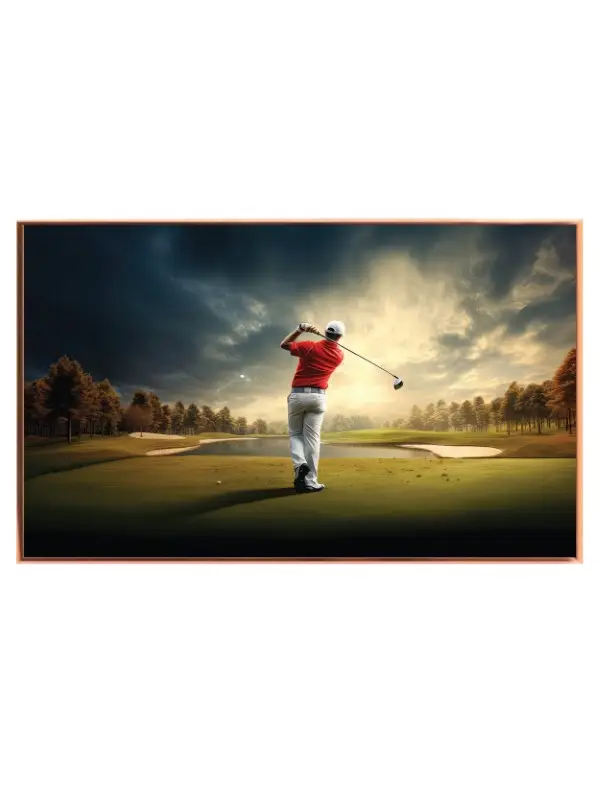 Golfdrømme i Solnedgangens Skær