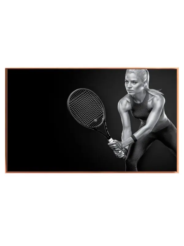 Tennisdrømme i Sort-Hvid Action
