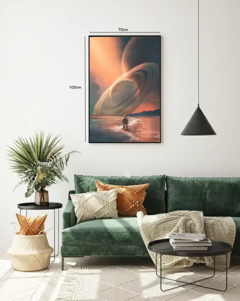 Astronaut ved Ringplanet Kyst