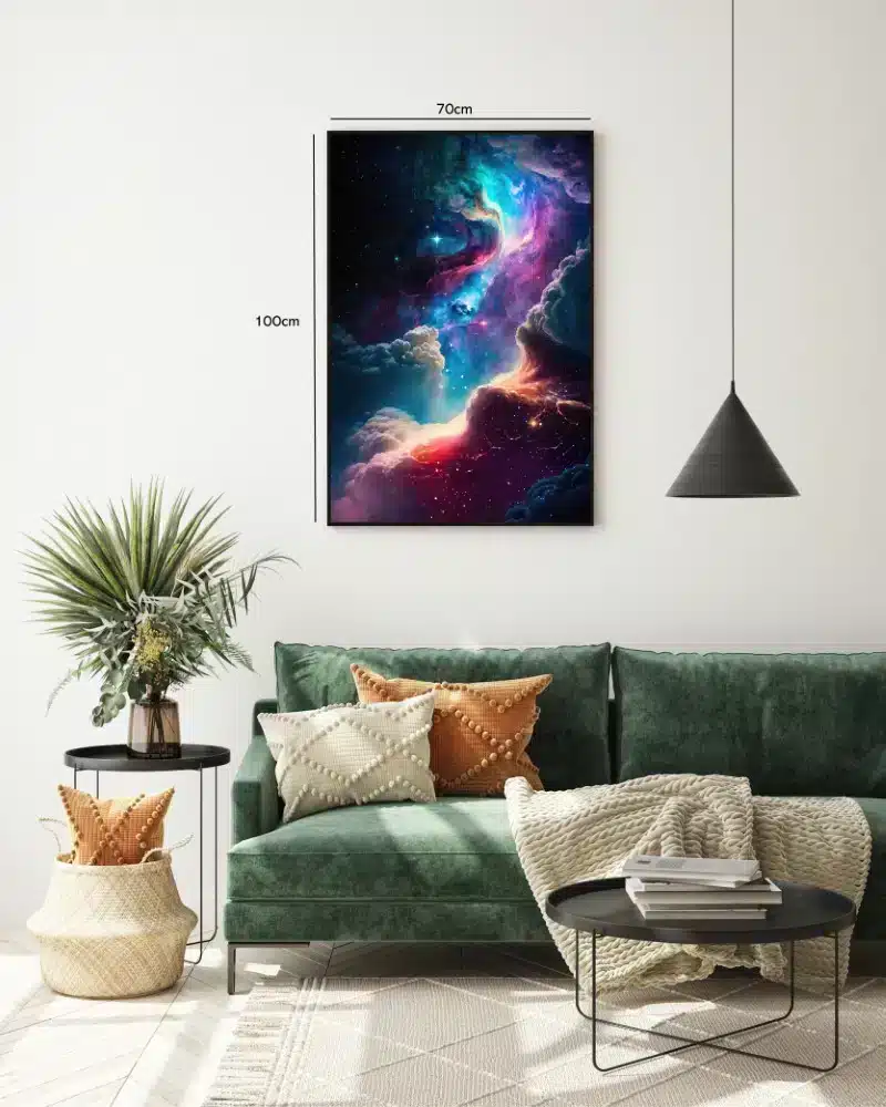Kosmisk Tåge med Stjernelys