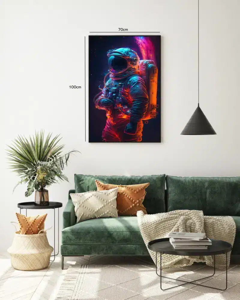 Neon Astronaut i Kosmos