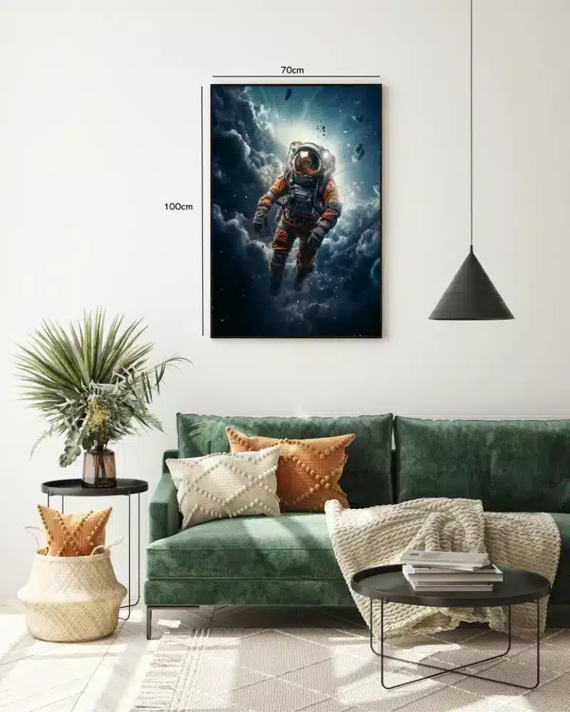 Astronaut i Kosmisk Skyhav
