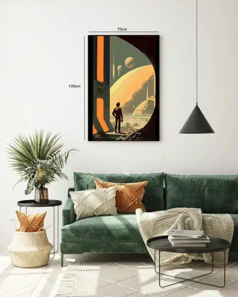 Astronaut ved Rumstationens Vindue