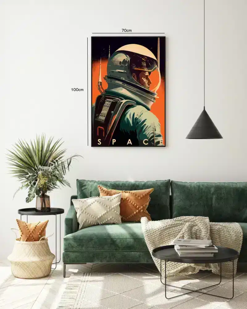 Astronaut Portræt i Profil