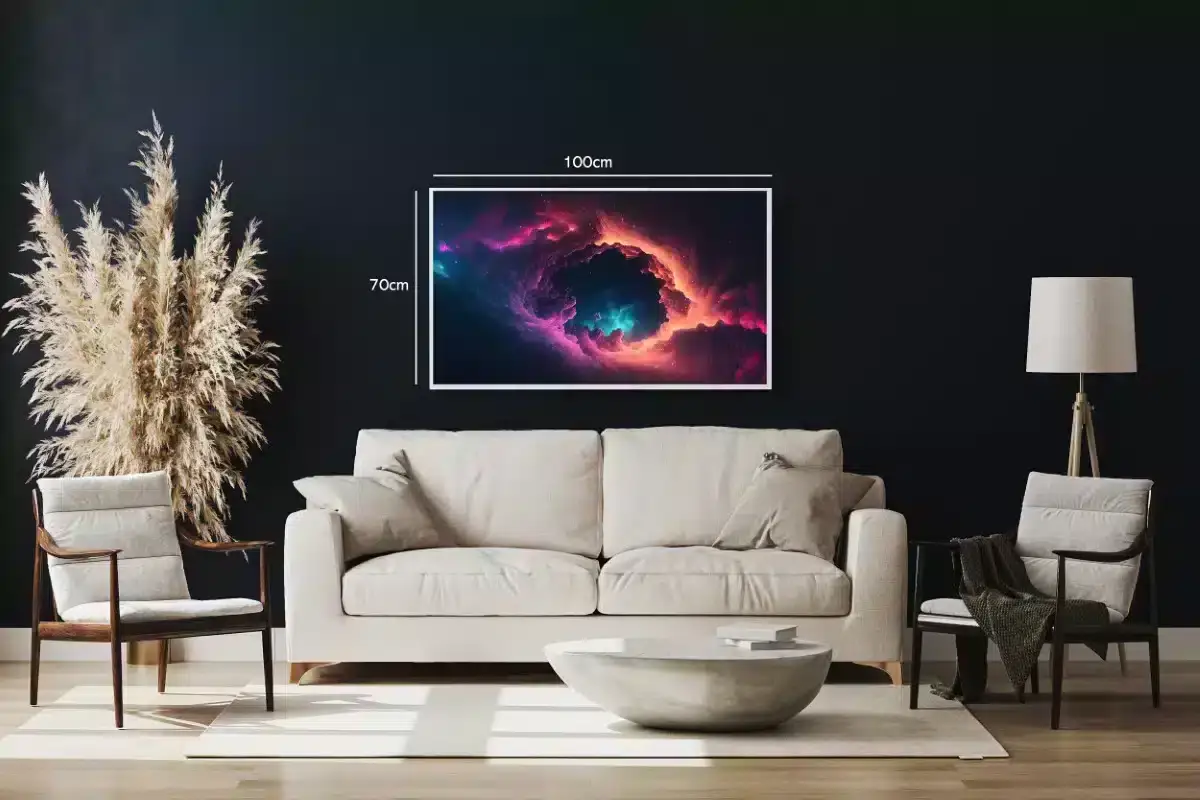 Kosmisk Nebula med Glød