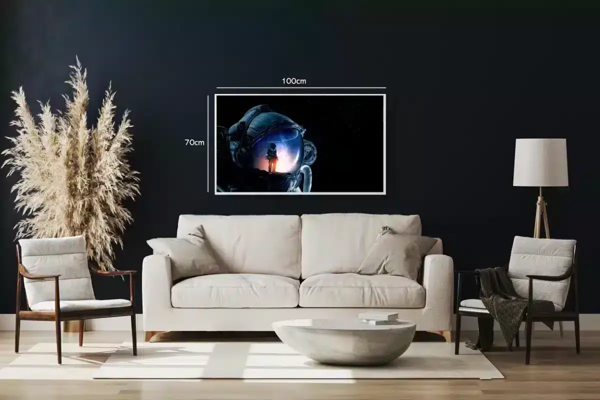 Astronaut Hjelm med Stjernelys