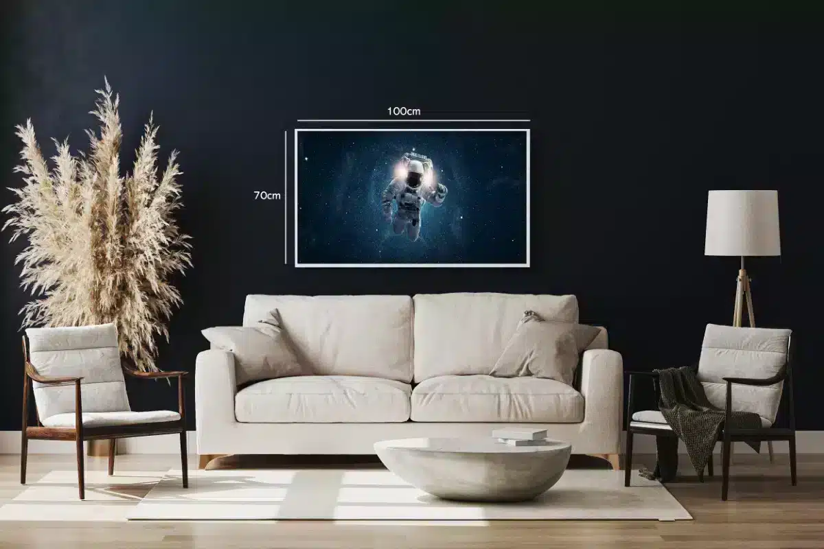 Grafisk Astronaut i Stjernestøv