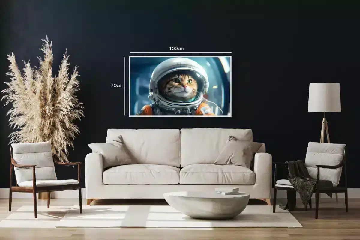 Kat i Astronaut Hjelm