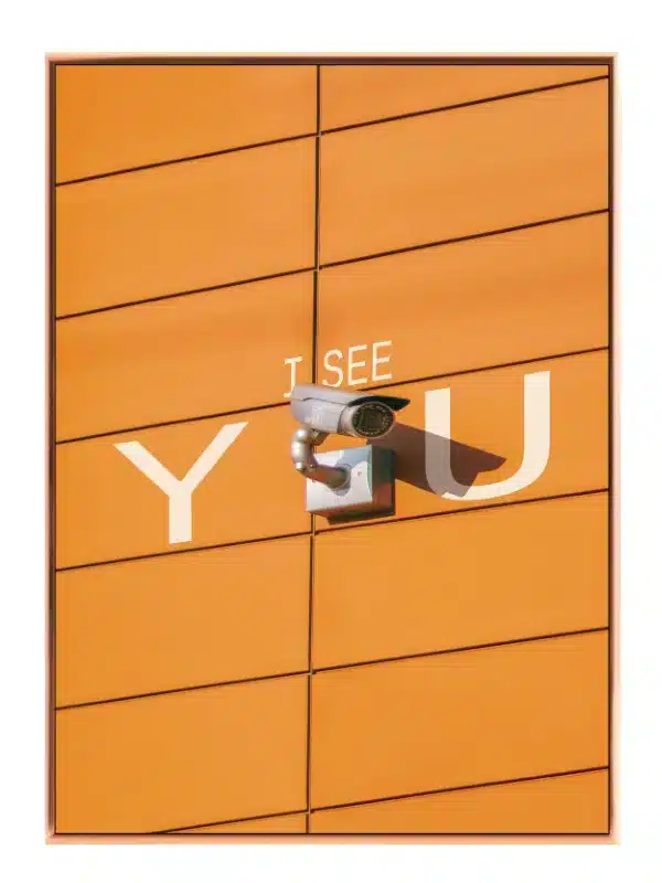 Overvågningskamera på Orange Facade