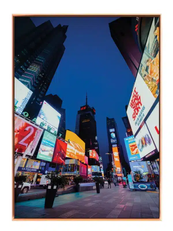 Times Square Neon ved Skumring