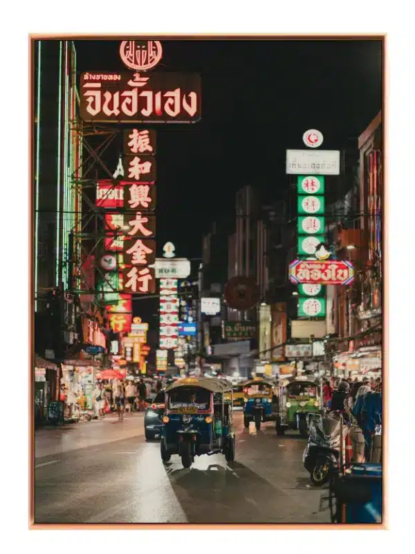Neonlys og Tuk-tuk Nat