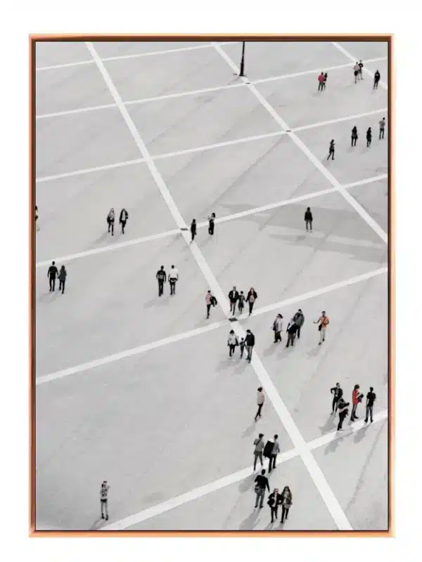 Mennesker på Geometrisk Plads