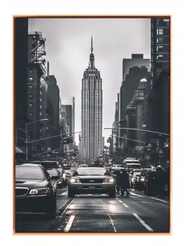 Empire State Building i Regn