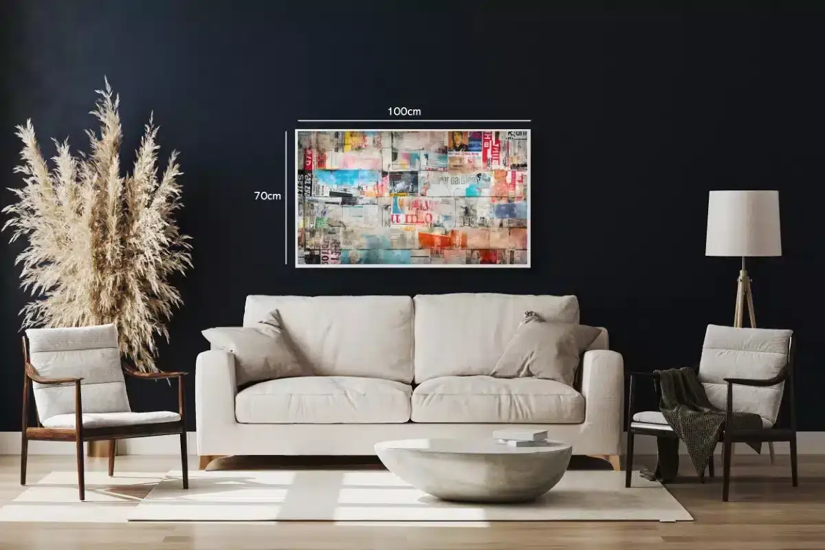 Urban Collage med Avistryk