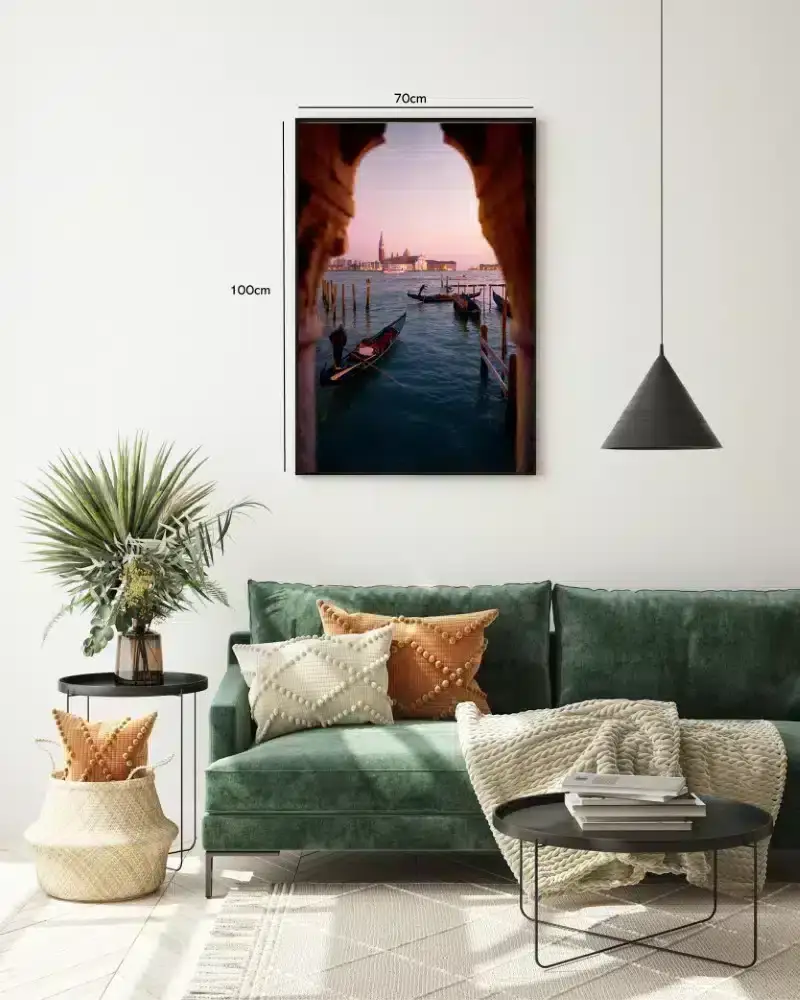 Venice Gondolas At Sunset